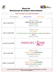 Menu Menu