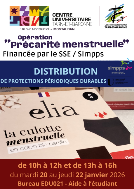 Distribution de protections périodiques durables 